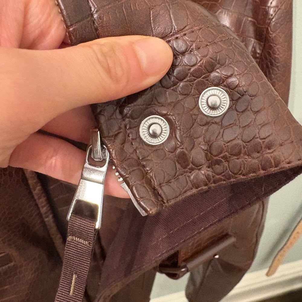 House of Sunny take a trip racer Brown Jacket - Picture 11 of 15